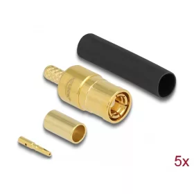   Delock SMB apa RG-174 / RG-316 krimpelésére illeszkedő süllyesztő csővel (DL-90040)