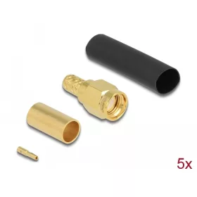   Delock RP-SMA apa LMR200 krimpelésére illeszkedő süllyesztő csővel (DL-90043)