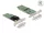 Delock PCI Express x16 Card - 4 x belső NVMe M.2 M-kulcs - alacsony profilú formatényező (DL-90078)