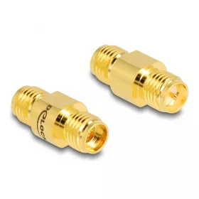   Delock Adapter, RP-SMA csatlakozóhüvely apa SMA csatlakozóhüvely (DL-90085)