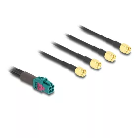   Delock Mini FAKRA Z quad kábel anya - 4 db. SMA A-típusú apa (DL-90126)