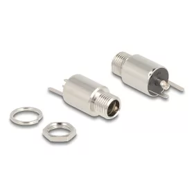   Delock DC csatlakozó anya 5,5 x 2,1 mm-es forrasztott foglalatfej verzióval - kerek 20 V / 9 A (DL-90170)
