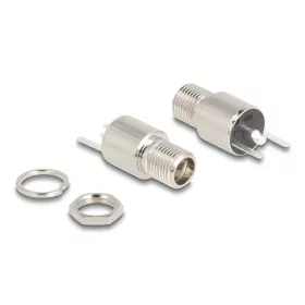   Delock DC csatlakozó anya 5,5 x 2,5 mm-es forrasztott foglalatfej verzióval - kerek 20 V / 9 A (DL-90171)
