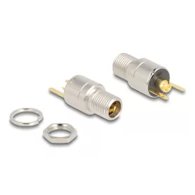   Delock DC csatlakozó anya 5,5 x 2,5 mm-es forrasztott foglalatfej verzióval - kerek 20 V / 15 A (DL-90192)