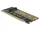 Delock PCI Express x16 kártya - 1 x NVMe M.2 Key M szerverhez (DL-90300)