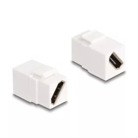   Delock Keystone modul HDMI anya - anya diagonális 8K 60 Hz fehér (DL-90327)