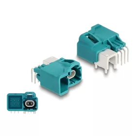   Delock HDMTD szimpla + Táptűs (Powerpin) apa hajlított PCB (DL-90328)