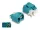 Delock HDMTD szimpla + Táptűs (Powerpin) apa hajlított PCB (DL-90328)