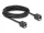 Delock Hálózat bővítő kábel RJ45 anya - RJ45 anya Cat.6A S/FTP 5 m fekete (DL-90333)