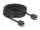 Delock Hálózat bővítő kábel RJ45 anya - RJ45 anya Cat.6A S/FTP 10 m fekete (DL-90335)