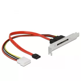 Delock Hátlap 1 x 22 tűs SATA apával külső (DL-90418)