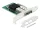 Delock PCI Express x4 kártya - 2 x SFP bővítőhely Gigabit LAN (DL-90480)