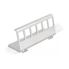   Delock Keystone fém rögzítőelem 6 porton DIN-sínhez (DL-90656)