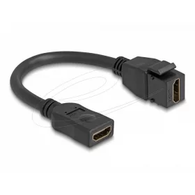   Delock Keystone modul kábel HDMI anya-alj 8K 60 Hz 20 cm fekete (DL-90685)