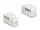 Delock Keystone modul RJ45 aljzat LSA, Cat.6A UTP 90  szerszám nélküli (DL-90720)
