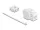 Delock Keystone modul RJ45 aljzat LSA, Cat.6A UTP 180  szerszám nélküli (DL-90722)