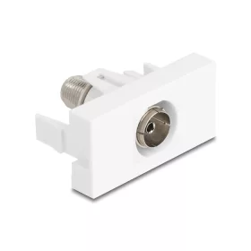 Delock Easy 45 Modul IEC anya - F anya fehér (DL-90844)