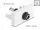 Delock Easy 45 modul DC 5,5 x 2,5 mm anya - DC 5,5 x 2,5 mm apa fehér (DL-90865)