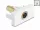 Delock Easy 45 modul Mini-DIN 6 tűs anya - anya aranyozott fehér (DL-90873)