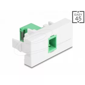   Delock Easy 45 modul SC Simplex anya SC Simplex anya lézeres védelmi flippel zöld/fehér belsejében (DL-90877)