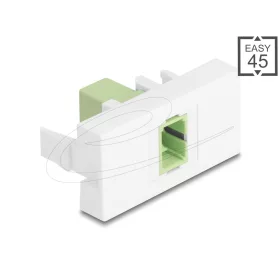   Delock Easy 45 Modul SC Simplex anya - SC Simplex anya limezöld / fehér (DL-90894)