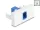 Delock Easy 45 Modul SC Simplex anya - SC Simplex anya kék/fehér (DL-90896)