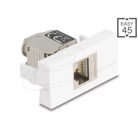   Delock Easy 45 Modul RJ45 jack - LSA Cat.6A-hoz LED-del (DL-90904)
