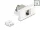 Delock Easy 45 Modul RJ45 jack aljzat az LSA Cat.6A STP-hez zárókapoccsal és kábelrögzítés nélkül (DL-90905)