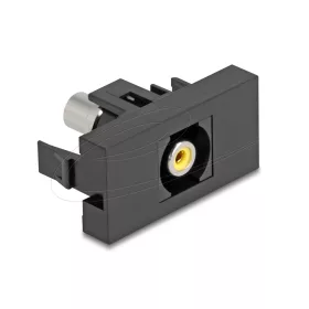   Delock Easy 45 modul RCA anya - RCA anya sárga / fekete (DL-90957)