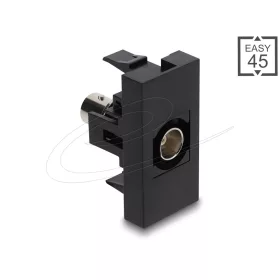 Delock Easy 45 modul BNC anya - BNC anya fekete (DL-90960)