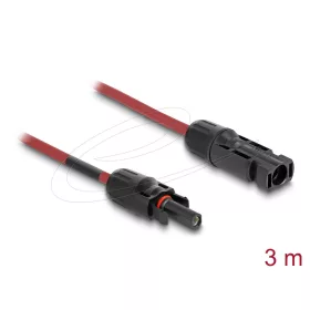 DL4 napelemes kábel 6 mm2 apa-anya 3 m