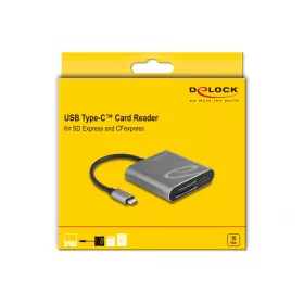   Delock USB Type-C  kártyaolvasó SD Express és CFexpress memóriakártyákhoz (DL-91000)