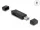 Delock SuperSpeed USB 5 Gbps kártyaolvasó USB Type-C  / A-típusú SD és Micro SD memóriakártyákhoz (DL-91004)