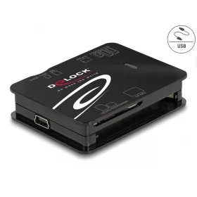   Delock USB 2.0 kártyaolvasó CF / SD / Micro SD / MS / xD / M2 memóriakártyákhoz (DL-91007)