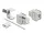 Delock Keystone modul RJ45 aljzat LSA Cat.6A-hoz, árnyékolt, fonott árnyékolással, árnyékolt, szerszám nélküli