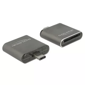   Delock USB Type-C csatlakozóval ellátott SDHC / SDXC UHS-II / MMC egy nyílású kártyaolvasó (DL-91498)