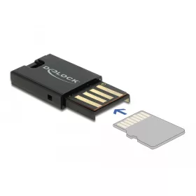   Delock USB 2.0 kártyaolvasó Micro SD memóriakártyákhoz (DL-91603)