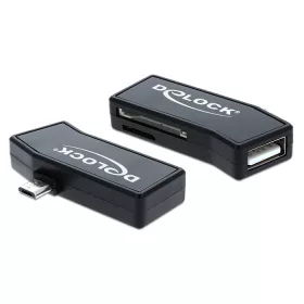 Delock Micro USB OTG kártyaolvasó + USB (DL-91730)