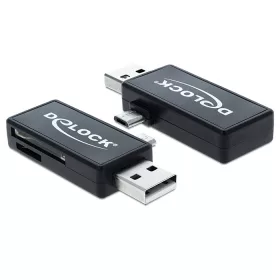   Delock Micro USB OTG-kártyaolvasó + USB A-csatlakozódugó (DL-91731)