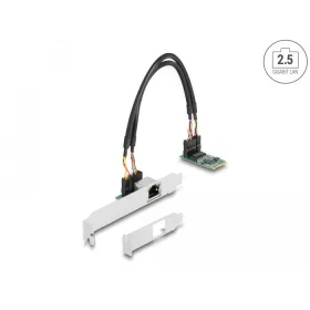   Delock Átalakító, M.2 aljzat B+M nyílással 1 x RJ45 2,5 Gigabit LAN (DL-95272)