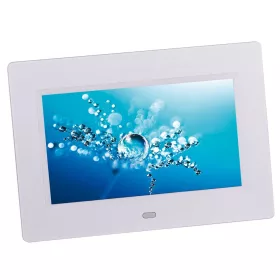   Trevi DPL 2210 – Digitális Képkeret 7" LED kijelzővel, SD/USB bemenettel fotó, videó és zenelejátszással fehér színben