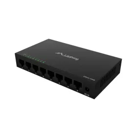   LANBERG DSM1-1008 KAPCSOLÓ 8X 1GB/S NEM KEZELT GIGABIT ETHERNET ASZTALI 12V FÉMHÁZAS