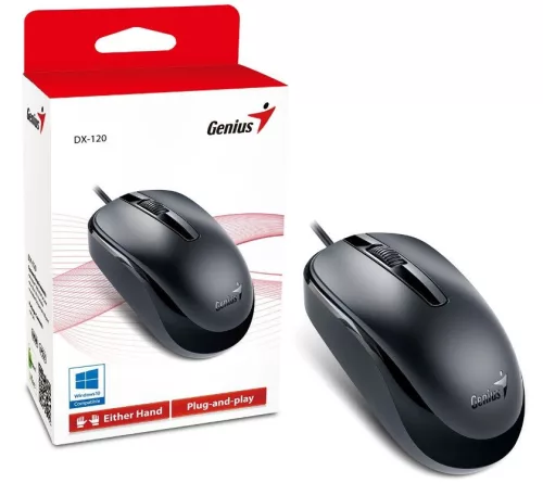 Genius DX-120 USB optikai egér, fekete