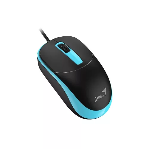 GENIUS DX-123 vezetékes optikai egér, 1200 dpi, 3 gomb, kék