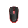 GENIUS DX-123 vezetékes optikai egér, 1200 dpi, 3 gomb, piros