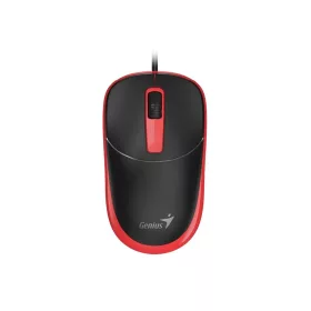   GENIUS DX-123 vezetékes optikai egér, 1200 dpi, 3 gomb, piros