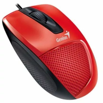 Genius DX-150x USB piros-fekete egér