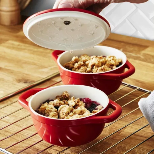 Tefal E254S255 Air MINI lábas + fedő 11cm piros 2 db-os