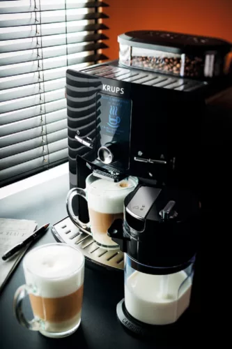 Krups EA829810 Latt'Espress automata eszpresszó kávéfőző, fekete