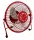 Esperanza Yugo asztali USB ventilátor, 6 col, piros